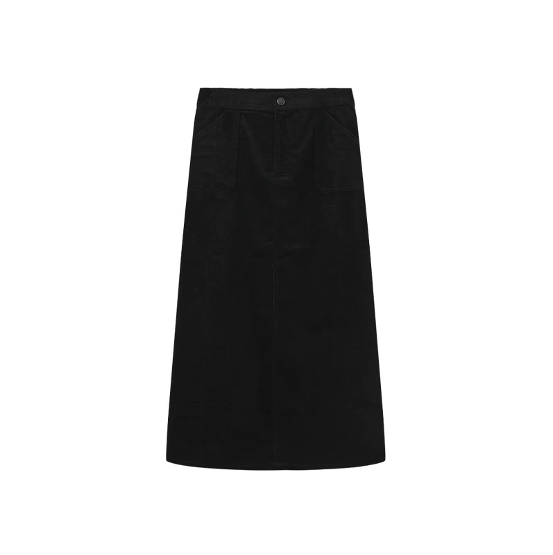 Corduroy Front Fly Skirt