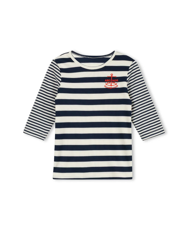 Bliss Striped Print Tee