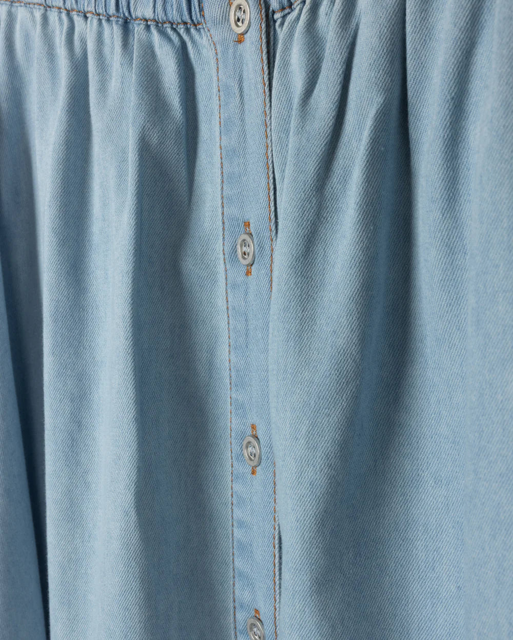 Chambray Flowy Maxi Pocket