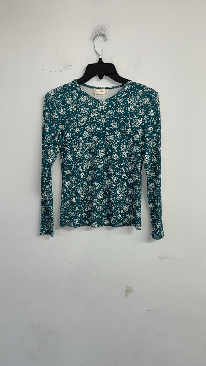 Printed V Neck By Ivee 208