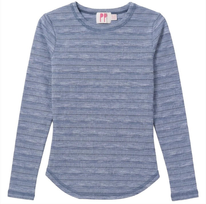 Speckled  Striped Tee By PP 869