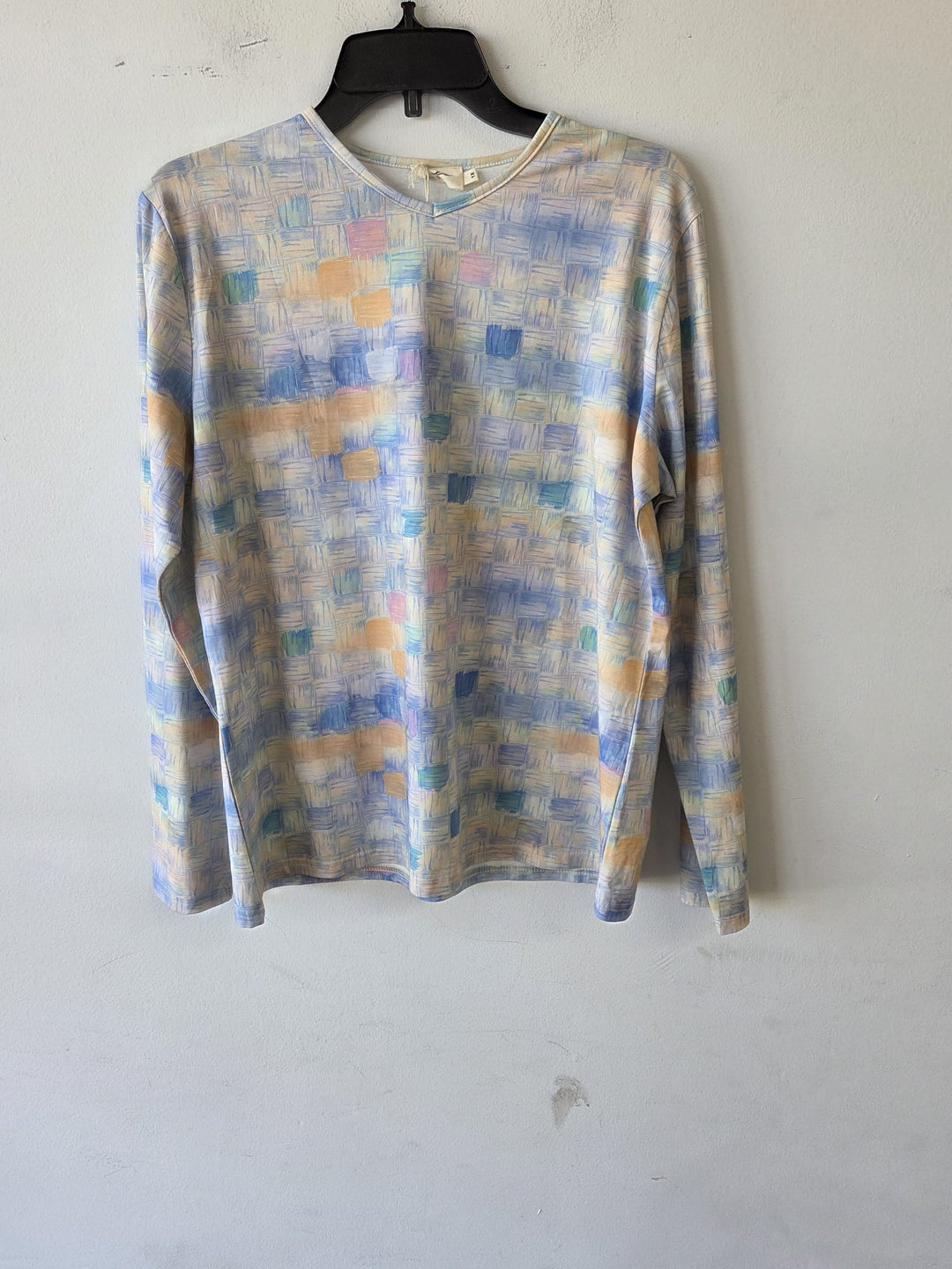 Cotton V Neck Print Tee 207
