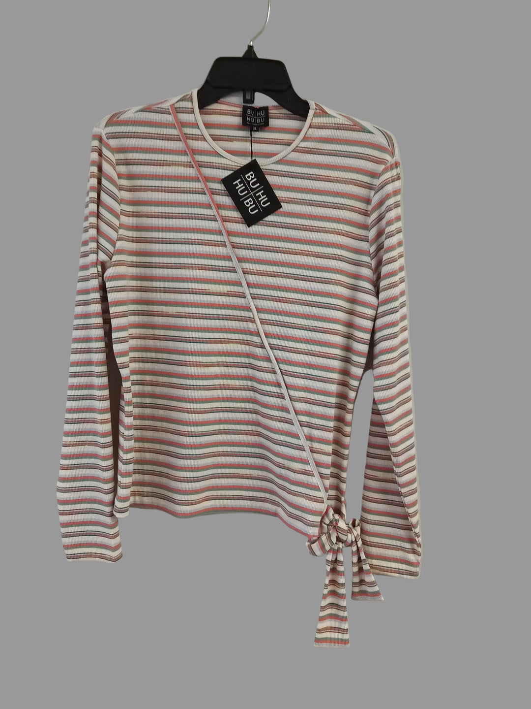 Striped Wrap Tee 2064
