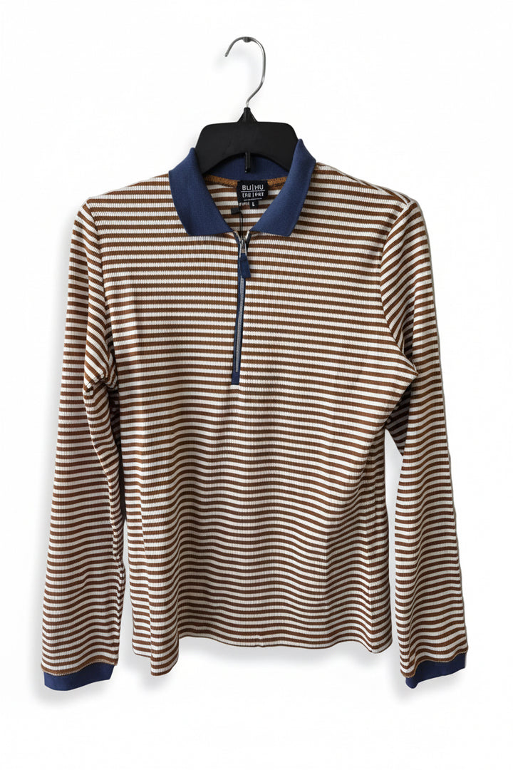 Zip Henley Tee by Buhu 484