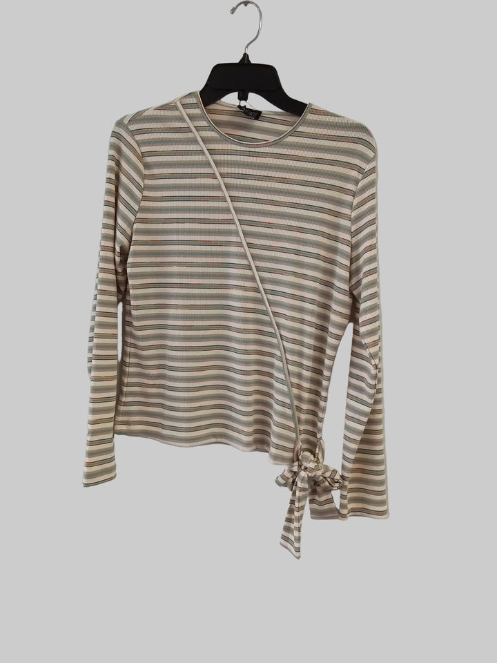 Striped Wrap Tee 2064