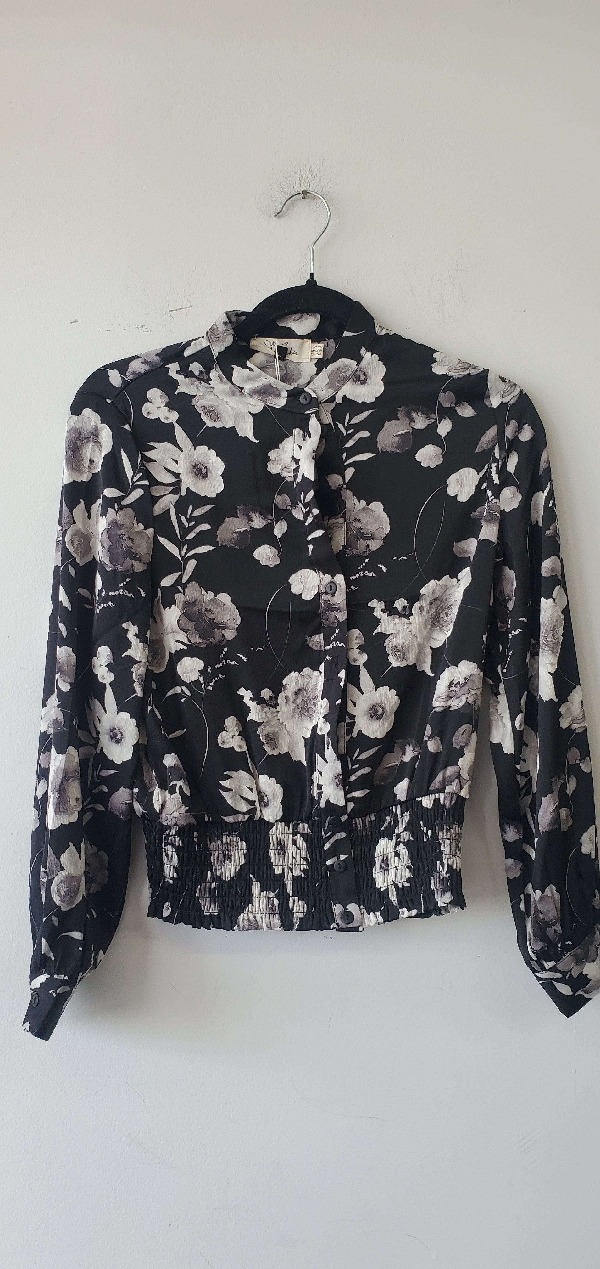 Printed Ruched Blouse 1160