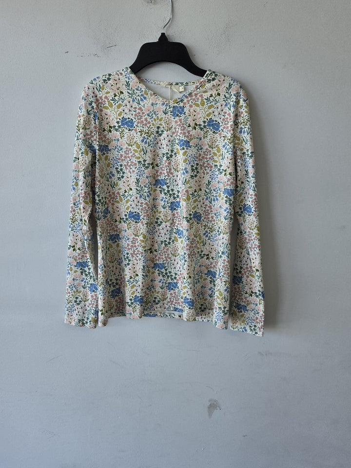 Cotton V Neck Print Tee 207