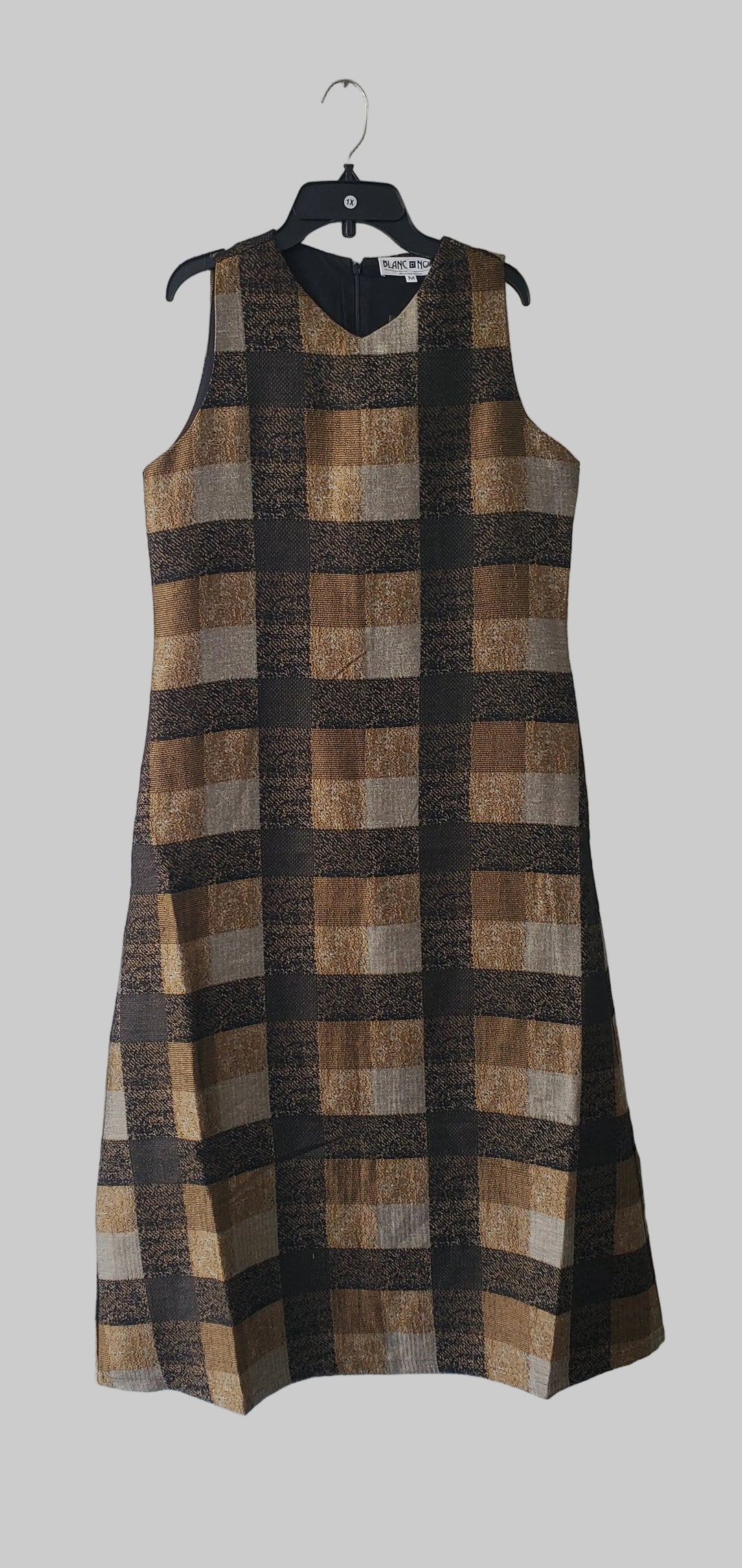 Tweed Plaid Jumper 227
