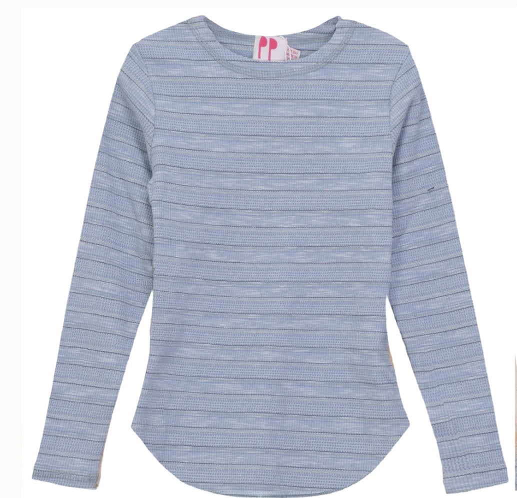Speckled  Striped Tee By PP 869