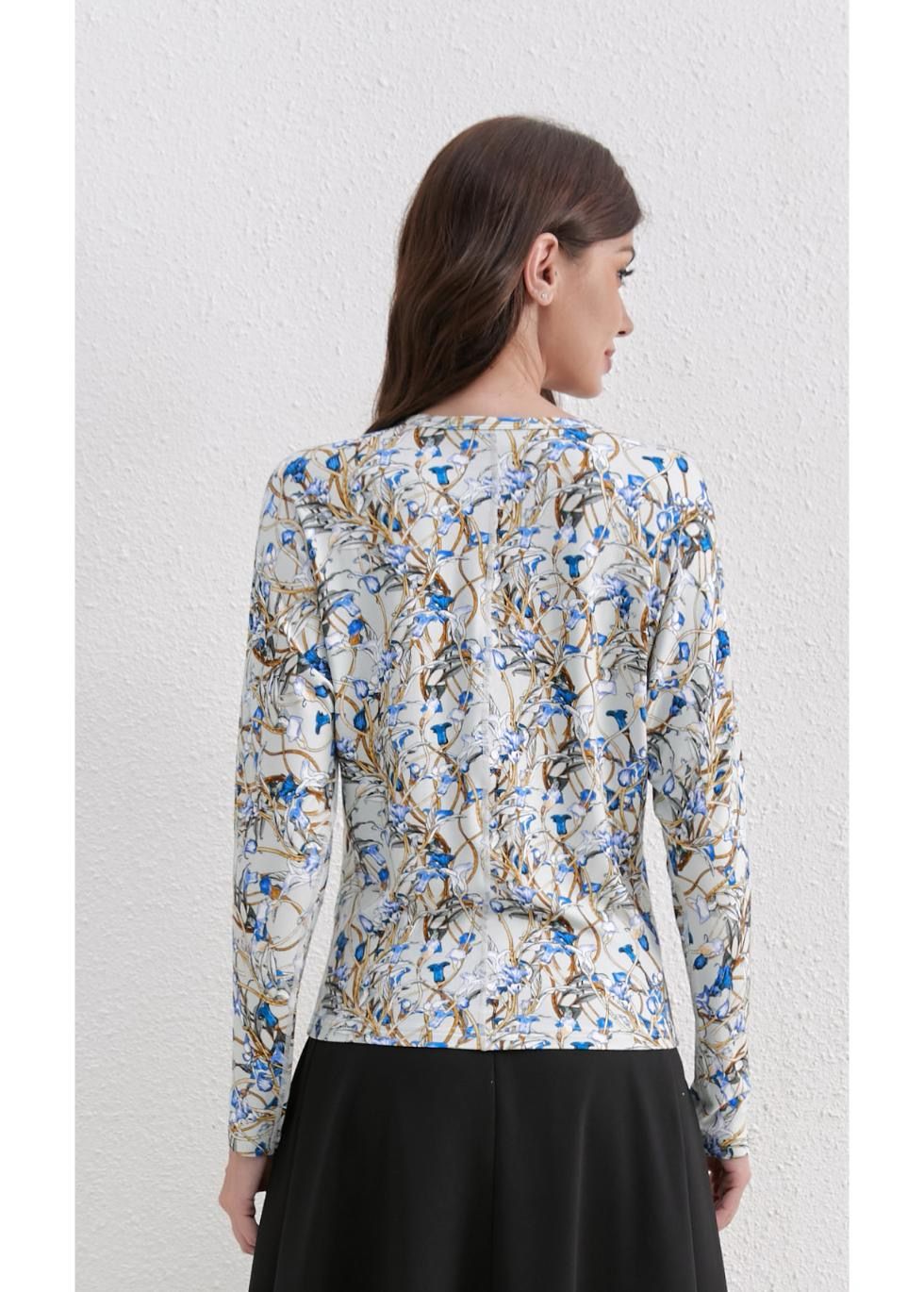 Crew Printed Dolman 342