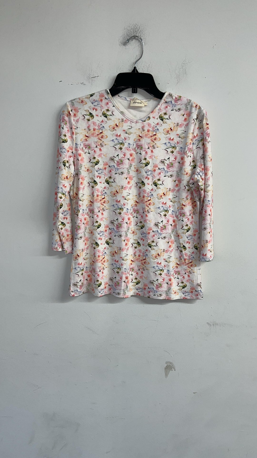 Printed V Neck By Ivee 208