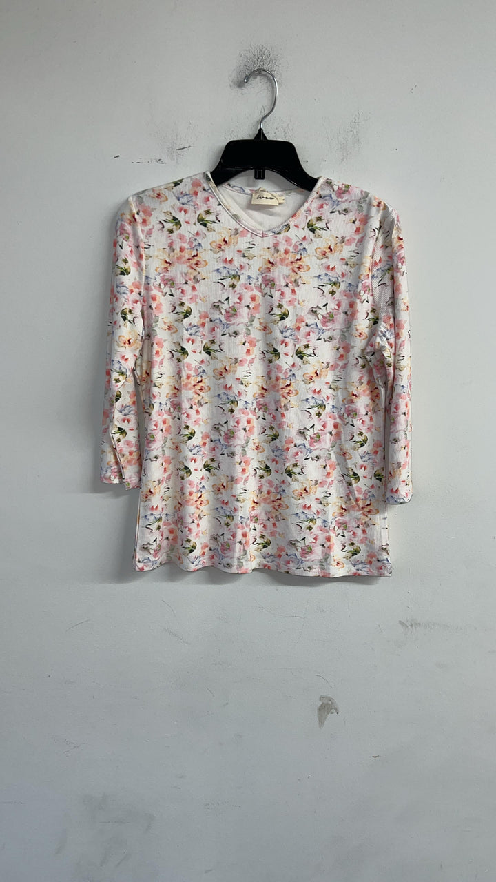 Printed V Neck By Ivee 208