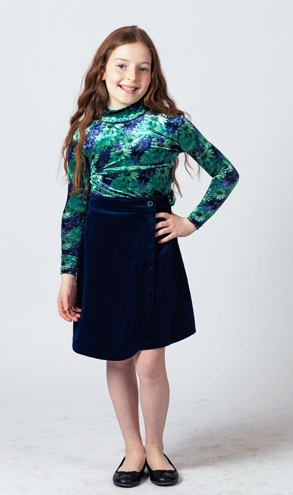 Velvet Printed Top 5816/14