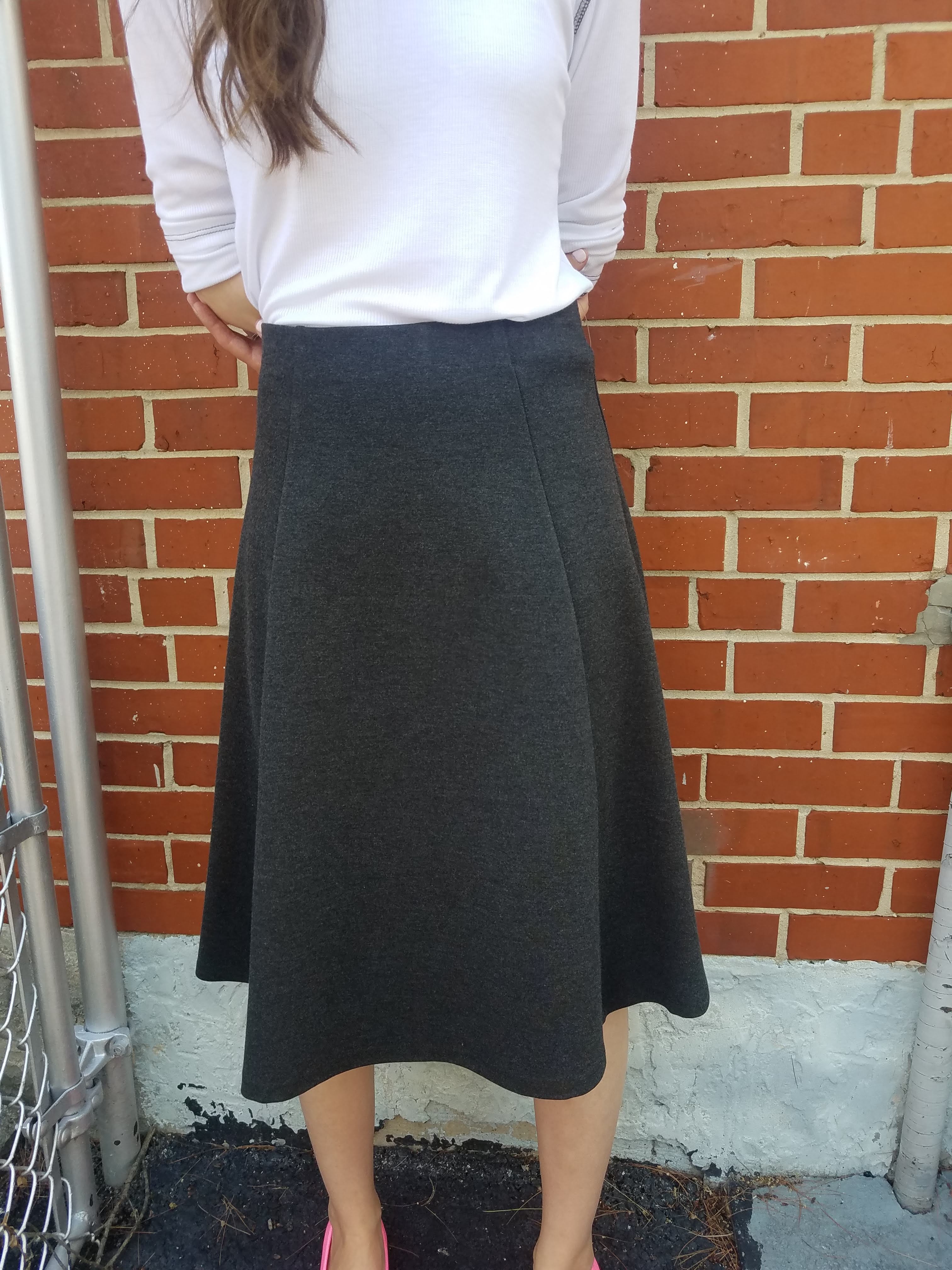 Paneled Skirt 27"