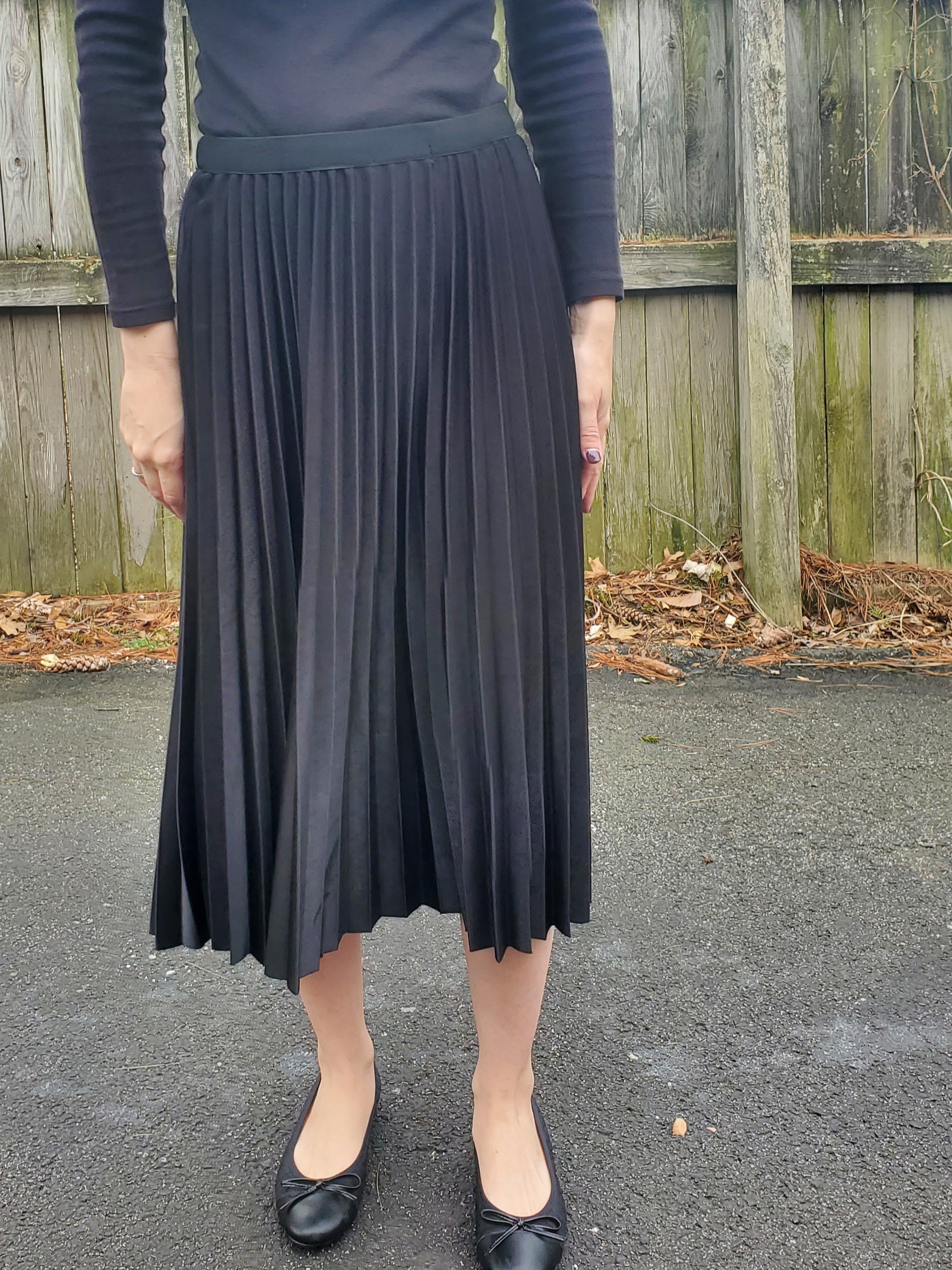 Shimmer Pleated Skirt S51
